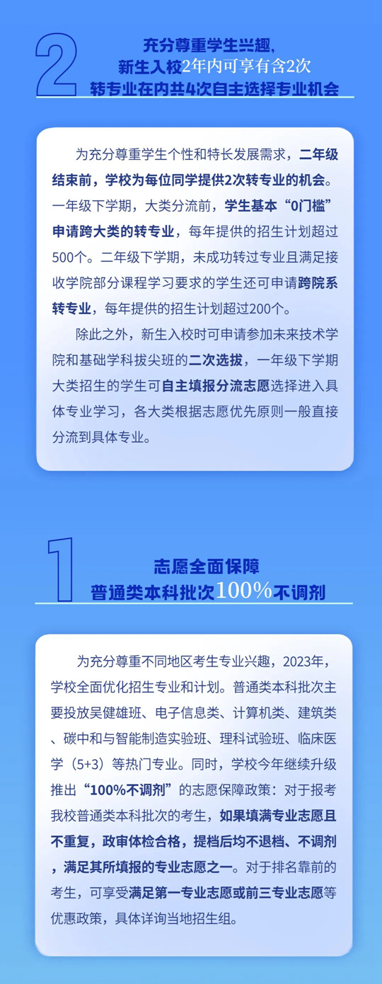 東南大學(xué)2023年本科招生8大亮點