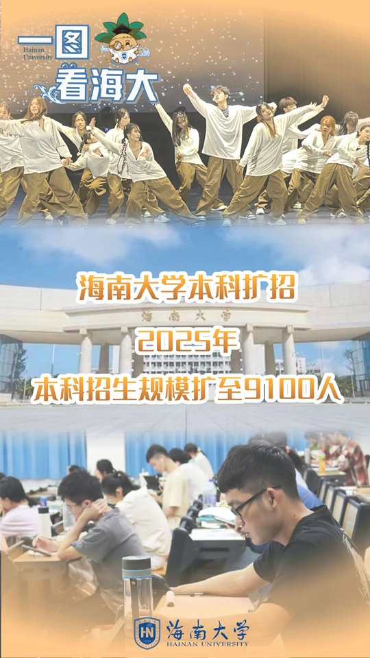 官宣！海南大學(xué)本科擴(kuò)招！
