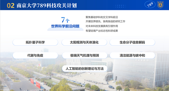 南京大學(xué)發(fā)布“789科技攻關(guān)計(jì)劃”！