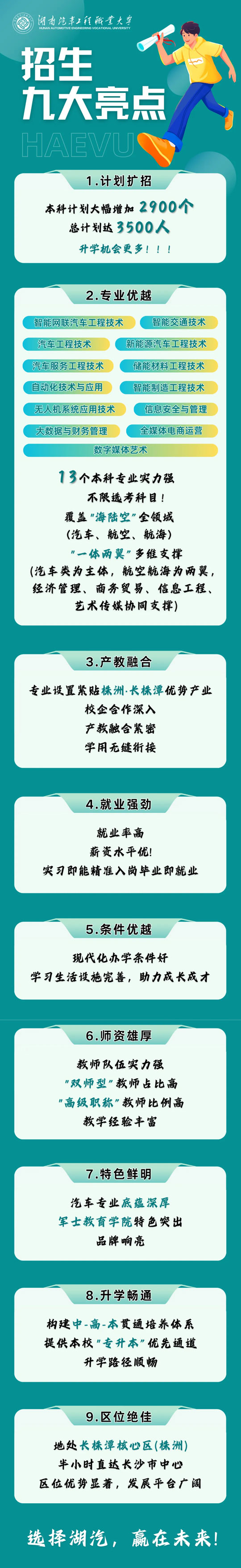 湖南汽車工程職業(yè)大學(xué)2025年九大招生亮點搶先看！